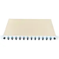 Paschke Boîte d'épissure extensible 19" 12x SCd OS2 BL 443804-12SA, Serveur : accessoires, Bleu