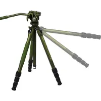 Sirui CT04 Trépied avec support vidéo CT5 Vert mat Aluminium (Métal), Trépied, Vert