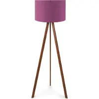 Opviq , AYD-1564, Lampadaire, Violet, MDF, 38 x 38 x 140 cm