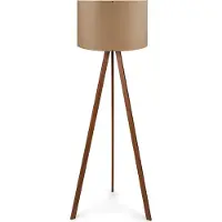Opviq , AYD- AYDAXL, Marron,Marron, Lampadaire, 38 x 140 cm, 70% MDF / 30% PVC -tissu
