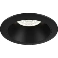 Maytoni Share Downlight, Luminaire encastré GU10 Noir Ø86mm (GU10)