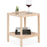 Relaxdays Table d'appoint (40 x 40 x 50 cm)