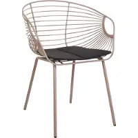 Beliani Lot de 2 chaises de salle à manger Hoback rose et or Lumarko !