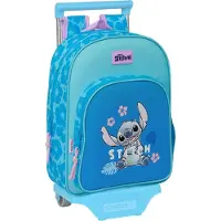 Safta Stitch Hawaii Sac à dos à roulettes bleu bleu One Size