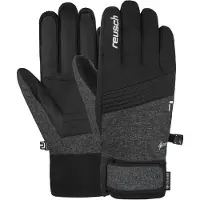 Reusch Gants de sport 'Fergus' gris chiné / noir / blanc