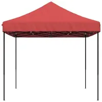 vidaXL Tente de réception pliable Pop-Up rouge bourgogne 440x292x315 cm