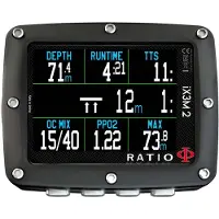 Ratio Ix3m2 Pro Dive Computer Noir