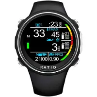 Ratio Idive Color Tech+ Dive Computer Noir