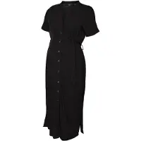Vero Moda Vica Maternity Short Sleeve Dress Noir XS Femme