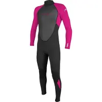 XXL Reactor Ii 3/2 Mm Junior Long Sleeve Back Zip Neoprene Suit Noir 16 Years Garçons,Filles