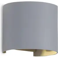 V-TAC Applique murale LED VT-756 de (7092), EEK : F, 6 W, 660 lm, 4000 K, gris