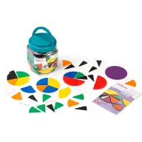 Miniland Fractions Set Multicolore Enfants
