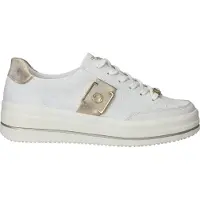 Remonte : Chaussures de sport à lacets, style décontracté, couleur blanche