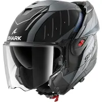 Shark Oxo Rydger Mat Anthracite Bleu Noir ABK Taille M