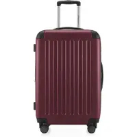 Hauptstadtkoffer - Spree - Bagage à main avec extension, valise sur roulettes, trolley avion valise rigide Hand Luggage TSA, 55 cm, Cabin Bag max 42 litres,Rouge foncé
