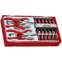 Teng Tools 104450101 Set De Mini Tournevis Et Mini Pinces Ttmi16