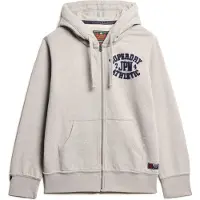 Superdry Veste de survêtement bleu marine / gris