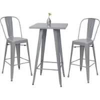 MCW Set de table haute -A73 métal (3 pièces)
