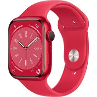 Apple Watch Series 8 45 mm Aluminium RED Bracelet Sport RED