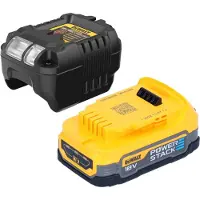 DeWalt DCW 210 E1 Ponceuse excentrique sans fil 18 V 125 mm Brushless + 1x batterie Powerstack 1,7 Ah + chargeur