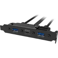 Akasa - Prise USB 3.1 gen 2 type C et 2xType A 3.0