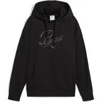 Puma Ess Script Comfort Hoodie Noir L Femme