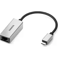 Marmitek 0 Kabeladapter USB Type-C RJ-45 Schwarz - Silber () - 8373