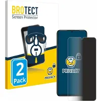 BROTECT Film anti-regards Anti-Spy Privacy Film de protection contre la lumière bleue (Oukitel C50), Téléphone portable : film de protection, Bleu