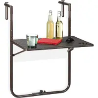 Relaxdays Table suspendue pour balcon RD35755