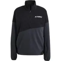 Adidas Pull-over de sport 'Multi Climawarm Fleece' gris foncé / noir / blanc