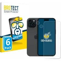 BROTECT Protection Clair (Apple iPhone 15), Téléphone portable : film de protection, Transparent