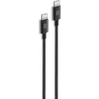 Cellularline Câble Tressé 150 cm - USB-C vers USB-C Câble tressé ultra-résistant