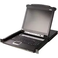 Aten CL5708N 48cm-LCD KVM Switch, USB-PS/2,VGA, 8Ports, US-Layout