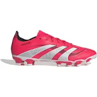 Adidas Chaussures de Football Homme Predator League Pure Victory Pack MG Multi Ground Lucid Red/Blanc/Noir