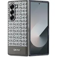 DKNY DKHMZFD6PSOSPW Z Fold6 F956 brązowy/brown Repeat Pattern Bottom Stripe (Samsung Galaxy Z Fold6), Coque pour téléphone portable, Marron