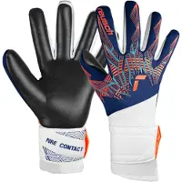 Reusch Pure Contact Silver Goalkeeper Gloves Bleu 10 Enfants