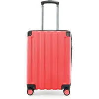 Hauptstadtkoffer Q-Damm - Bagage à main valise avion trolley 4 roues valise cabine Cabin Size valise de bord valise à roulettes TSA, 54 cm, 38 litres ,Corail