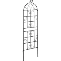 Relaxdays Treillis de jardin, lot de 2 (1.50 cm, 52 cm)