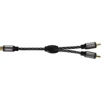 Avinity Câble Subwoofer + adap., f. RCA fm. - 2 f. RCA mâles