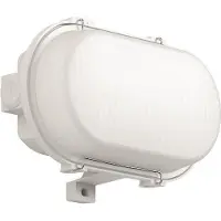 RZB Luminaire LED ovale 4000 K, ML - Luminaire de plafond/mural 501048.009