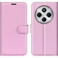 Screen Guard Professional Housse cuir Xiaomi Redmi 14C Leather Guard (Xiaomi Redmi 14C), Coque pour téléphone portable, Rose, Noir