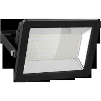 Goobay Projecteur LED d'extérieur, 100 W avec 8500 lm, lumière blanc neutre 4000 K et presse-étoupe M16 noir