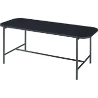 En.casa Table basse 'Samnanger' 110x50x45cm acier noir
