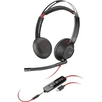 Poly 805H3AA Casque et écouteurs Casque filaire Bureau/centrale decall USB Type C Noir
