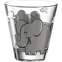 Leonardo 6x , Vaisselle + couverts pour enfants, Verre à boire pour enfant Bambini 'Eléphant