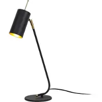 Opviq , lampe de table moderne (E27, max. 40 W), noir et or, 8 x 26 cm, hauteur 55 cm, IP20, câble de 200 cm | Fer robuste, design élégant pour toutes les pièces.