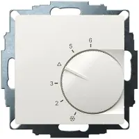Eberle Controls Eberle UTE 1032-RAL9010-G-55 Thermostat d'ambiance encastré 5 à 30°C, Thermostat, Blanc