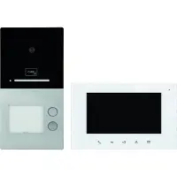 HHG Kit avec AS AP 2-Fam avec RFID et Bluetooth - Kit interphone de porte Villa AP Set 2 RL