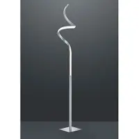 TRIO Leuchten - Design acier I nickel mat Lampadaire I Lampadaire I Lampe I Lampe incl. LED avec Touch Dimmer - Ruta Touch-funktion Dimmer I Dimmbar I Wohnzimmer I Schlafzimmer