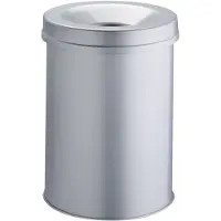 Durable Corbeille à papier SAFE auto-extinguible, 30 litres, Ø 315 x H 495 mm, gris